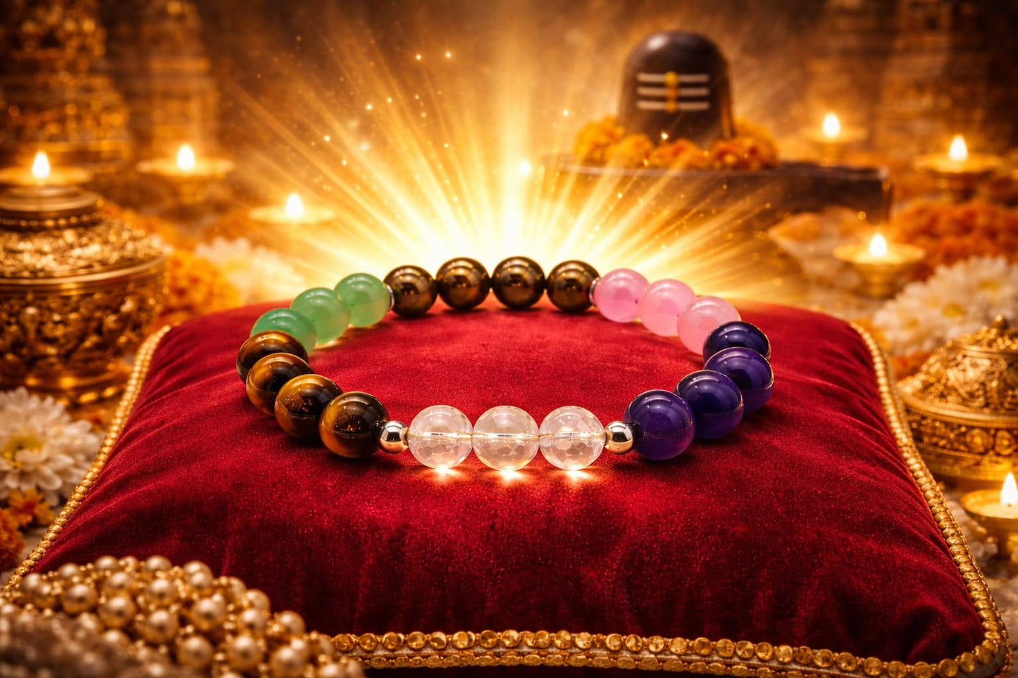 Luxury 925 Silver Dhanyog Money Magnet Bracelet for Financial Growth - RatnaSetu