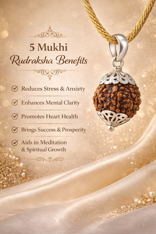 Buy Original 5 Mukhi Rudraksha | Certified Panchmukhi Bead | Ratnasetu