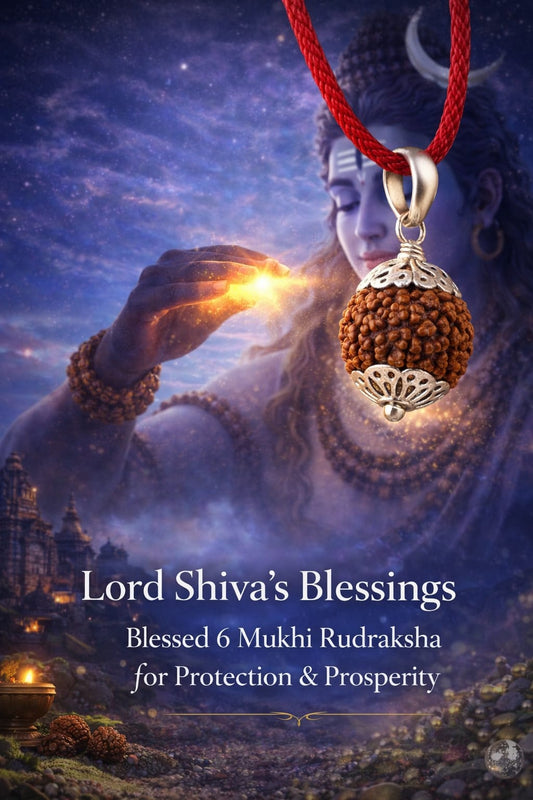 Buy Original 6 Mukhi Rudraksha | Certified Bead for Focus & Willpower | Ratnaset