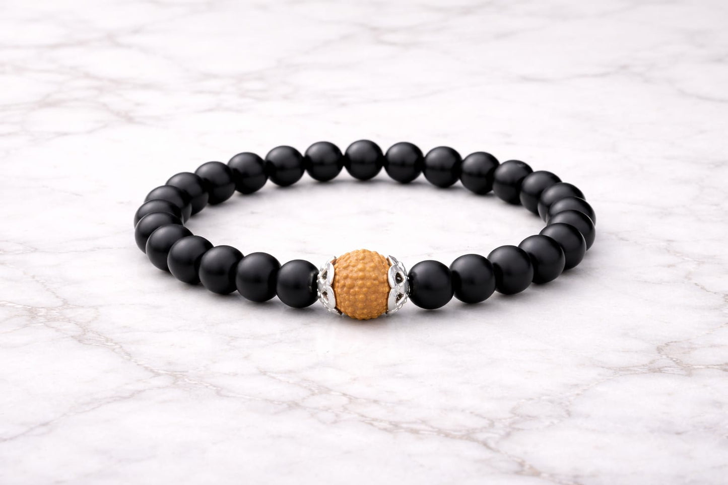 Natural Karungali Rudraksha Bracelet for Protection & Negative Energy Removal - RatnaSetu
