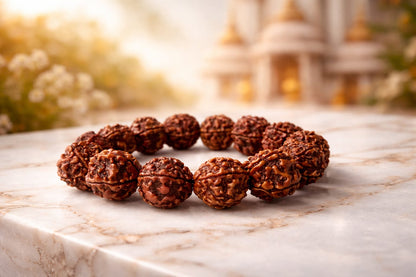 Original 5 Mukhi Rudraksha Bracelet | Certified Panchmukhi Beads | Ratnasetu