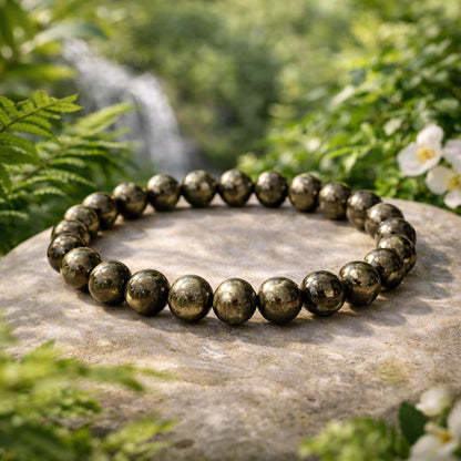 Original Pyrite Bracelet for Wealth & Success by RatnaSetu - Lab Certified