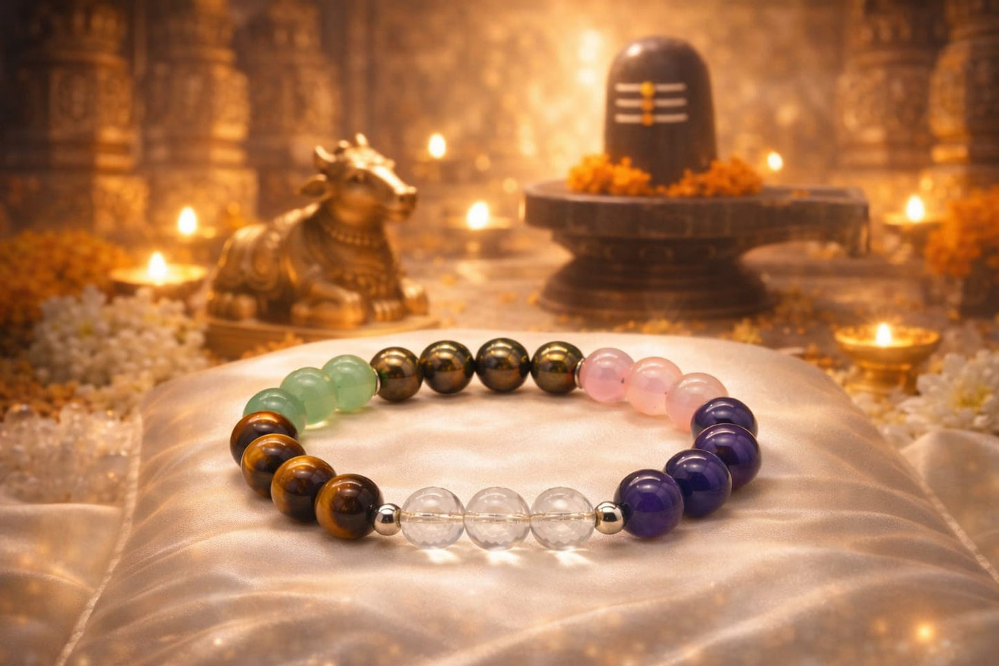Luxury 925 Silver Dhanyog Money Magnet Bracelet for Financial Growth - RatnaSetu