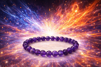 Original Amethyst Bracelet for Peace & Anxiety Relief by RatnaSetu - Certified