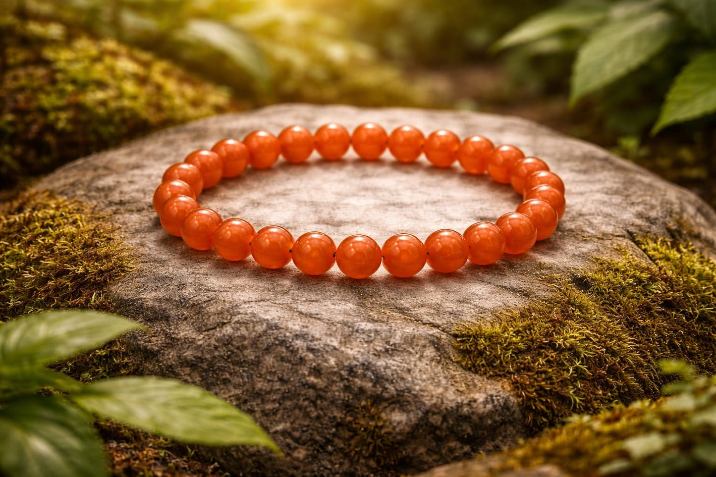 Natural Orange Aventurine Stone Bracelet for Energy & Creativity | RatnaSetu