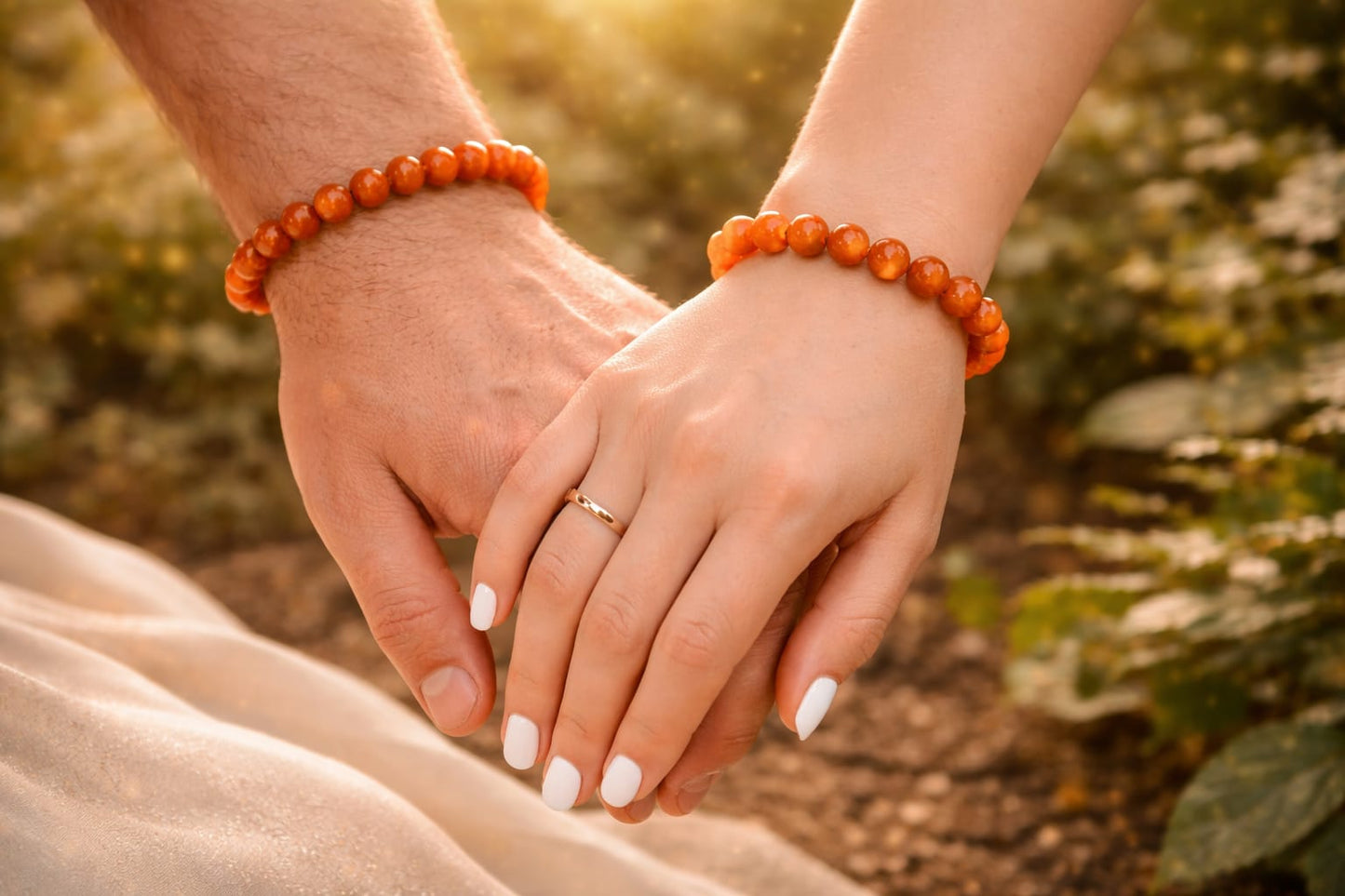 Natural Orange Aventurine Stone Bracelet for Energy & Creativity | RatnaSetu