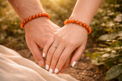 Natural Orange Aventurine Stone Bracelet for Energy & Creativity | RatnaSetu