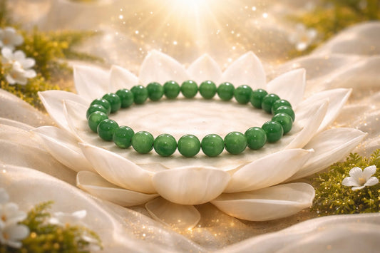 Natural Green Aventurine Stone Bracelet for Success & Abundance | RatnaSetu