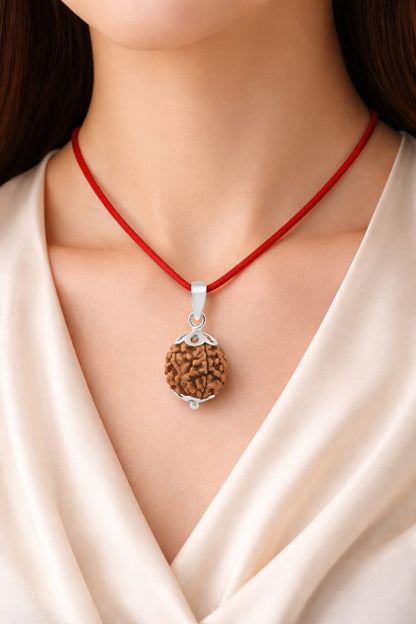 Original Certified 7 Mukhi Rudraksha Bracelet with Pendant Combo Set | RatnaSetu