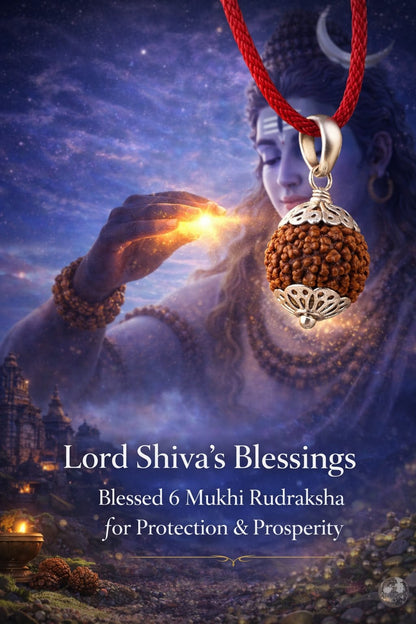 Buy Original 6 Mukhi Rudraksha | Certified Bead for Focus & Willpower | Ratnaset