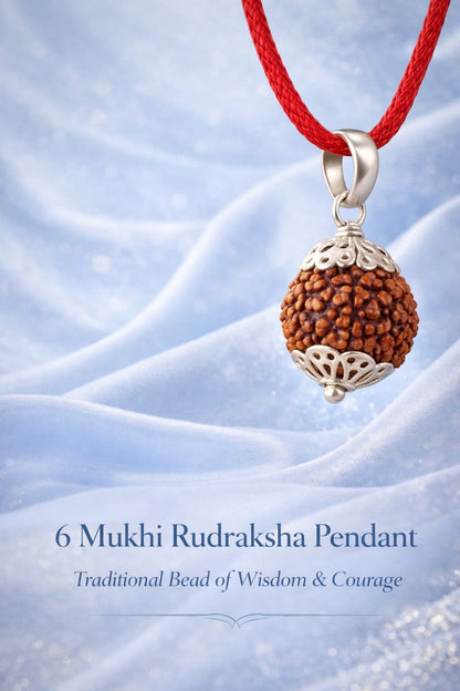 Buy Original 6 Mukhi Rudraksha | Certified Bead for Focus & Willpower | Ratnaset