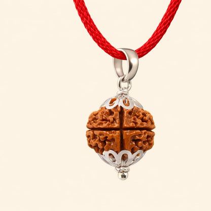 Buy Original 4 Mukhi Rudraksha | Certified Bead for Memory & Intellect | Ratnasetu